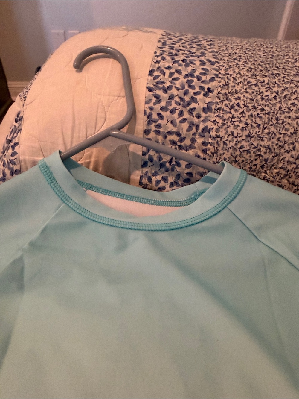 Mselyseshe Light Aqua Ombre Long Sleeve Rash Guard - Picture 6 of 7